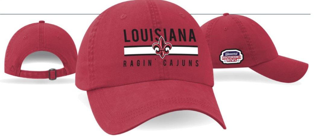 Independence Bowl Louisiana Stripe Red Cap